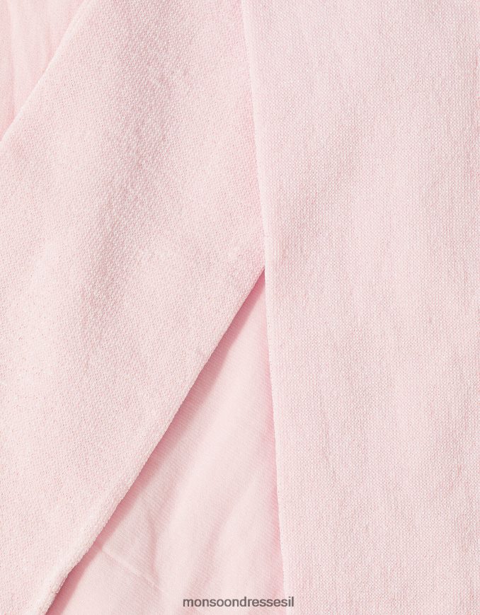 אבזר Monsoon טייץ סופר נוצץ טוויסט ורוד (ורוד חיוור) ילדה HTJ0TZ2666