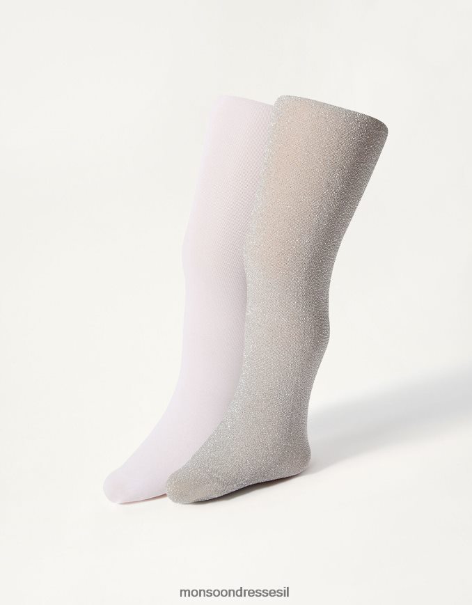 אבזר Monsoon תינוק צמוד נוצץ כסף ילדה HTJ0TZ2667