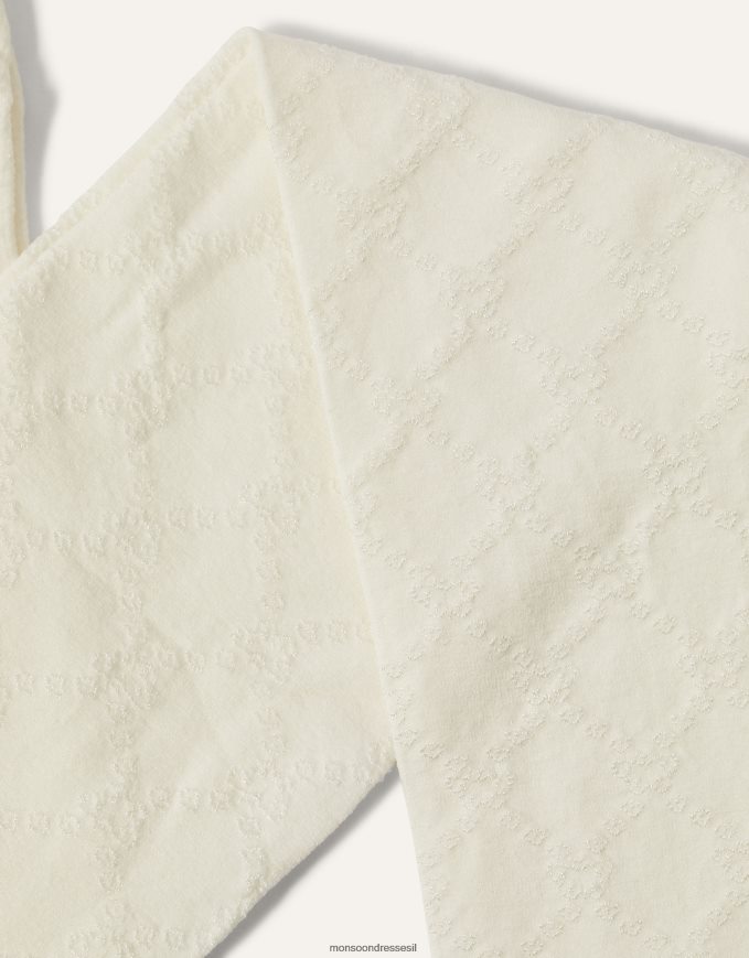 אבזר Monsoon טייץ יהלום קטיפה שֶׁנהָב ילדה HTJ0TZ2669