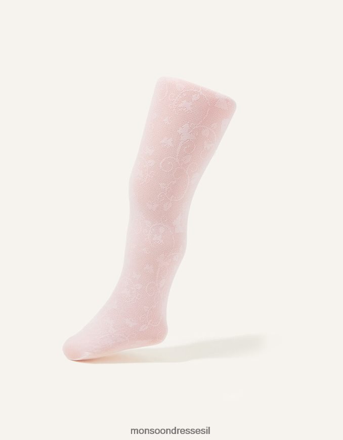 אבזר Monsoon טייץ תחרה לתינוק פרפר וָרוֹד ילדה HTJ0TZ2675