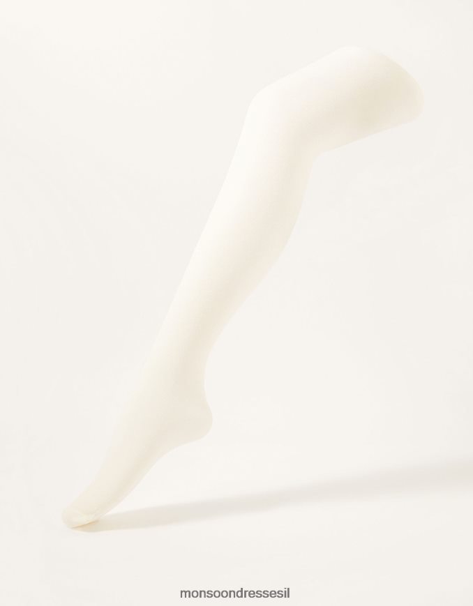 אבזר Monsoon טייץ סרוג סופר נוצץ לבן ילדה HTJ0TZ2678