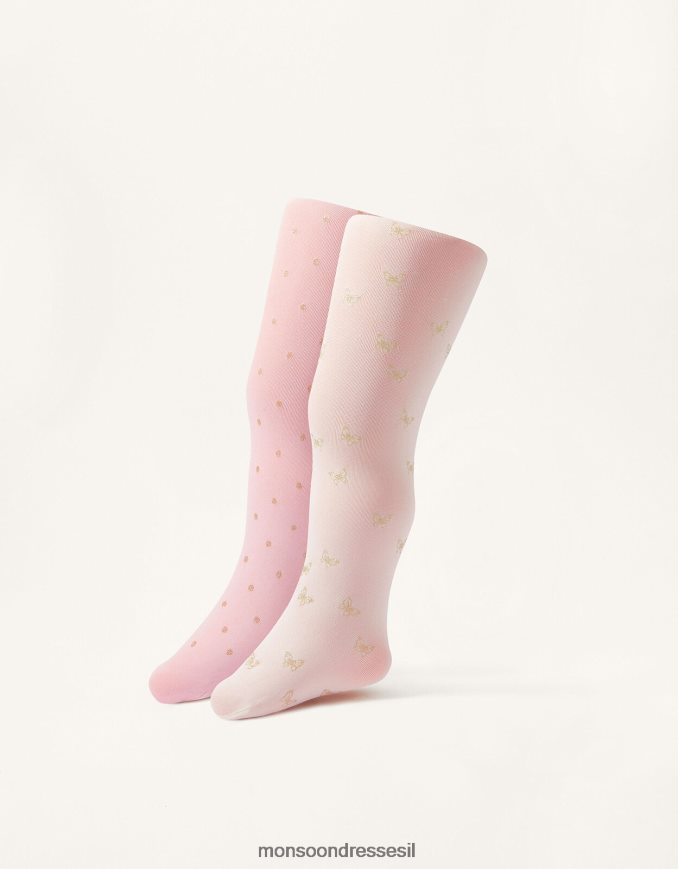 אבזר Monsoon טייץ טוויסט עם הדפס נצנצים לתינוק רַב ילדה HTJ0TZ2680