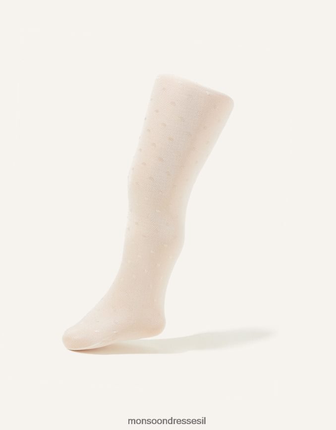 אבזר Monsoon טייץ ספוט כלה לתינוק שֶׁנהָב ילדה HTJ0TZ2681