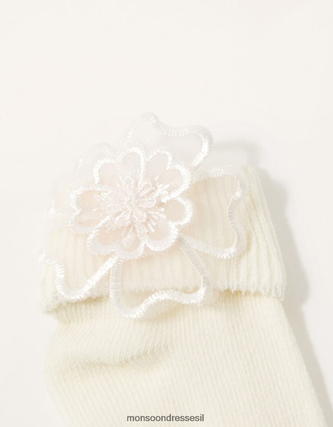 אבזר Monsoon גרבי פרחים לתינוק וָרוֹד ילדה HTJ0TZ2684