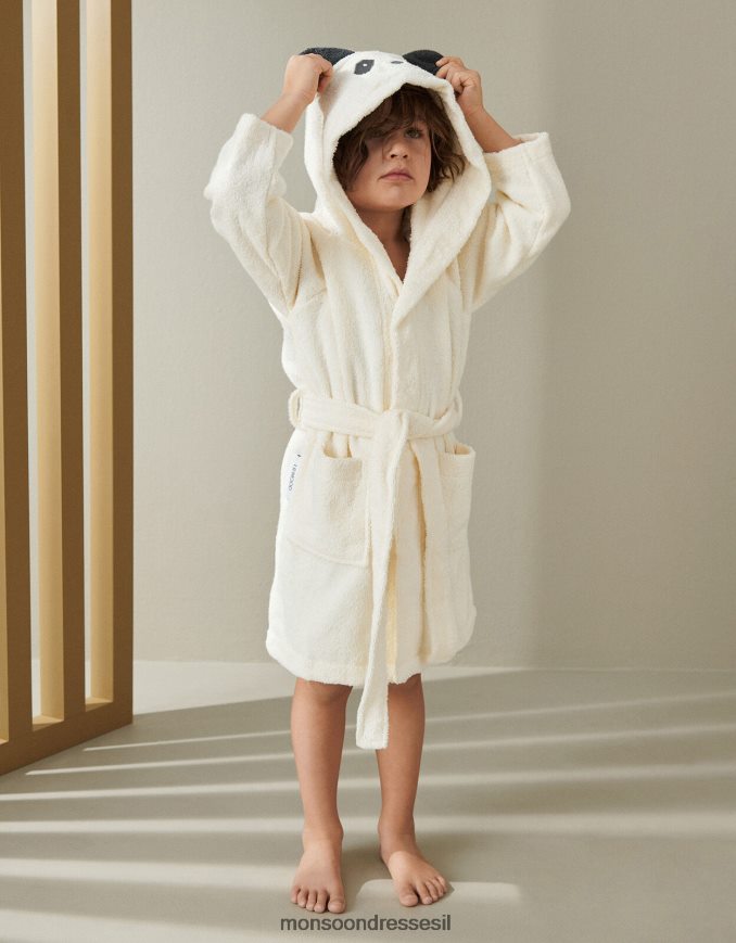 אבזר Monsoon חלוק רחצה של ליווד לילי פנדה קרם יְלָדִים HTJ0TZ2698