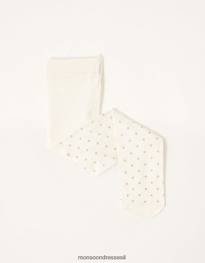 אבזר Monsoon טייץ כתמים נצנצים לתינוק זהב ילדה HTJ0TZ2701