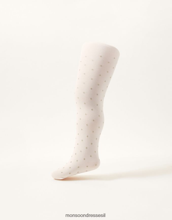 אבזר Monsoon טייץ כתמים נצנצים לתינוק זהב ילדה HTJ0TZ2701