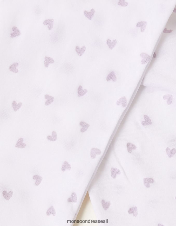 אבזר Monsoon טייץ לב נצנצים וָרוֹד ילדה HTJ0TZ2709