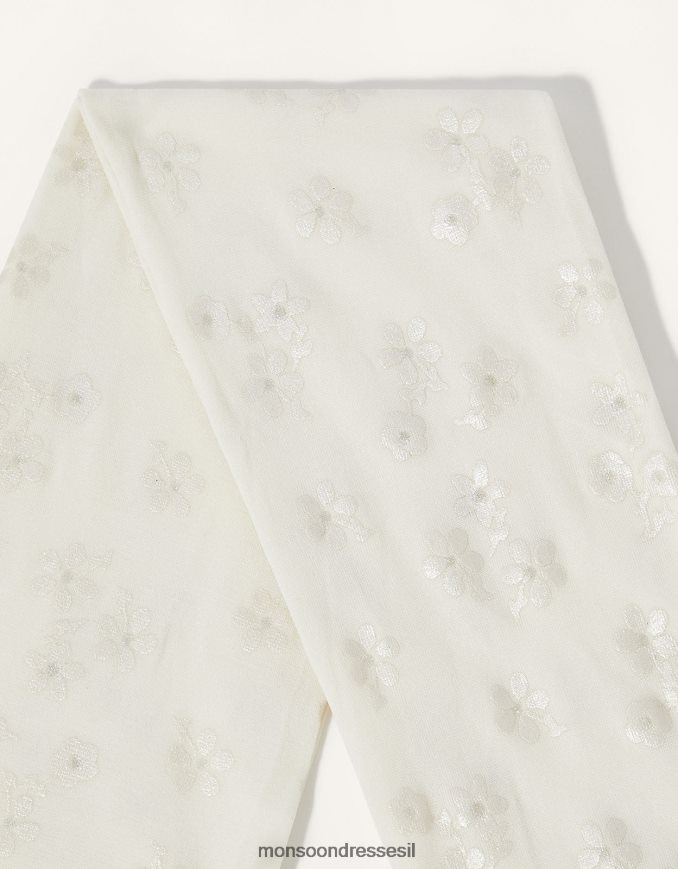 אבזר Monsoon גרביונים בהדפס פרלטו שֶׁנהָב ילדה HTJ0TZ2727