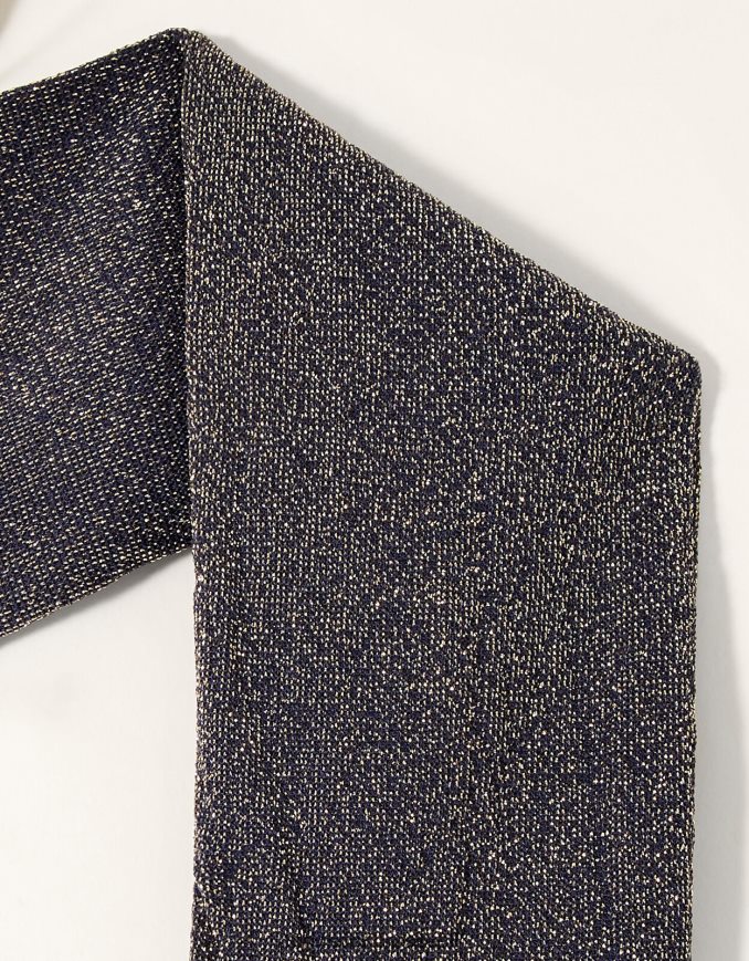 אבזר Monsoon טייץ ניילון נוצץ כחול (צי) ילדה HTJ0TZ2734