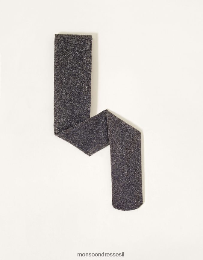 אבזר Monsoon טייץ ניילון נוצץ כחול (צי) ילדה HTJ0TZ2734