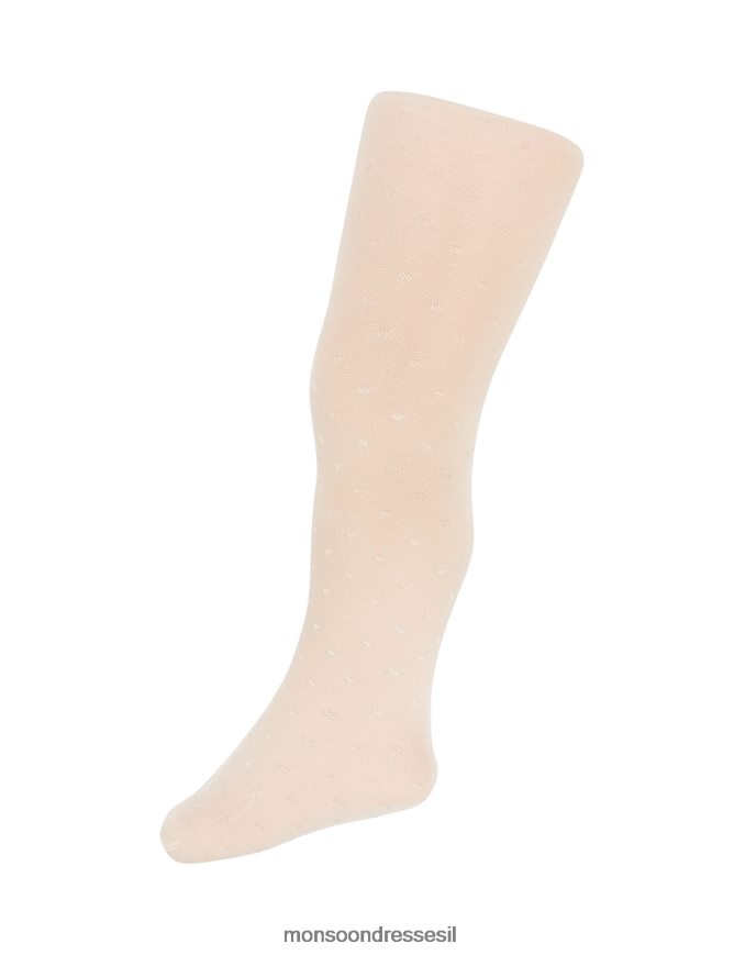 אבזר Monsoon טייץ ניילון ספוט כלה לתינוק שֶׁנהָב ילדה HTJ0TZ2735