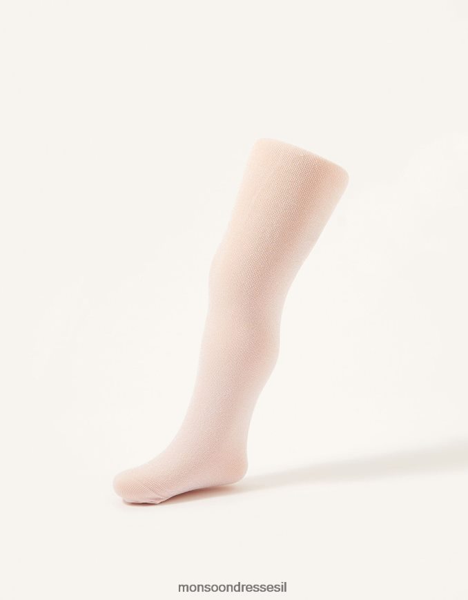 אבזר Monsoon טייץ סריג נוצץ לתינוק ורוד (ורוד חיוור) ילדה HTJ0TZ2736