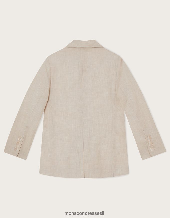 הַלבָּשָׁה Monsoon בלייזר חכם אבן טבעית) יֶלֶד HTJ0TZ2751