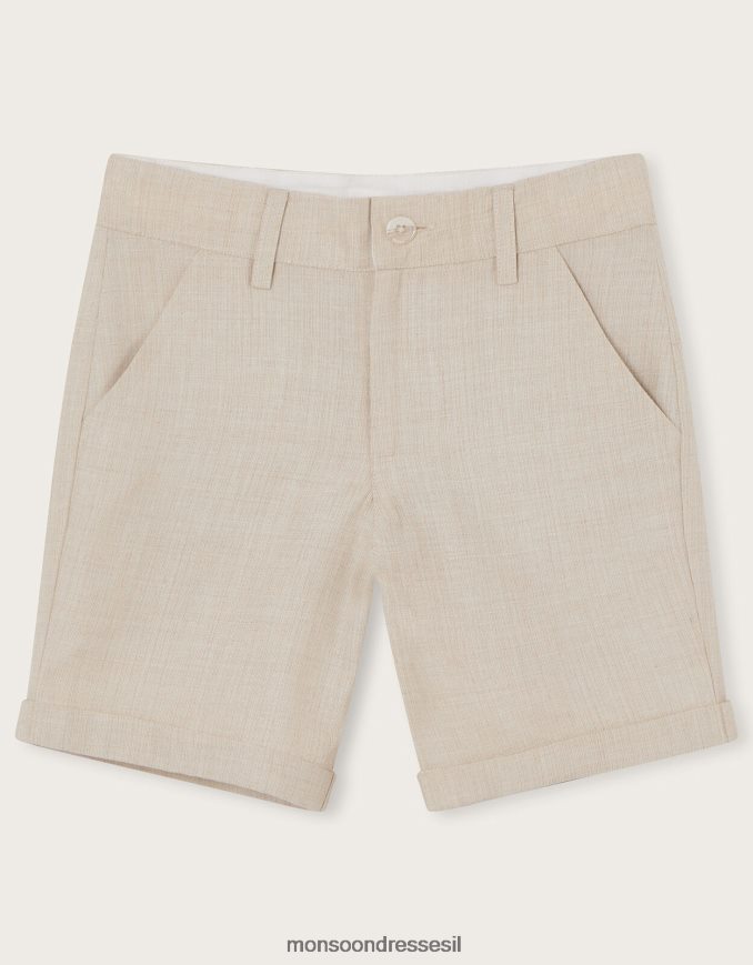 הַלבָּשָׁה Monsoon מכנסיים קצרים חכמים אבן טבעית) יֶלֶד HTJ0TZ2753
