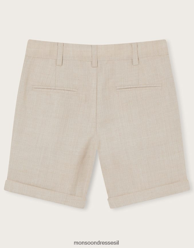 הַלבָּשָׁה Monsoon מכנסיים קצרים חכמים אבן טבעית) יֶלֶד HTJ0TZ2753