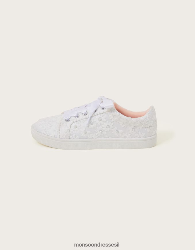 הַנעָלָה Monsoon מאמני פנינה לכלות שֶׁנהָב ילדה HTJ0TZ2763