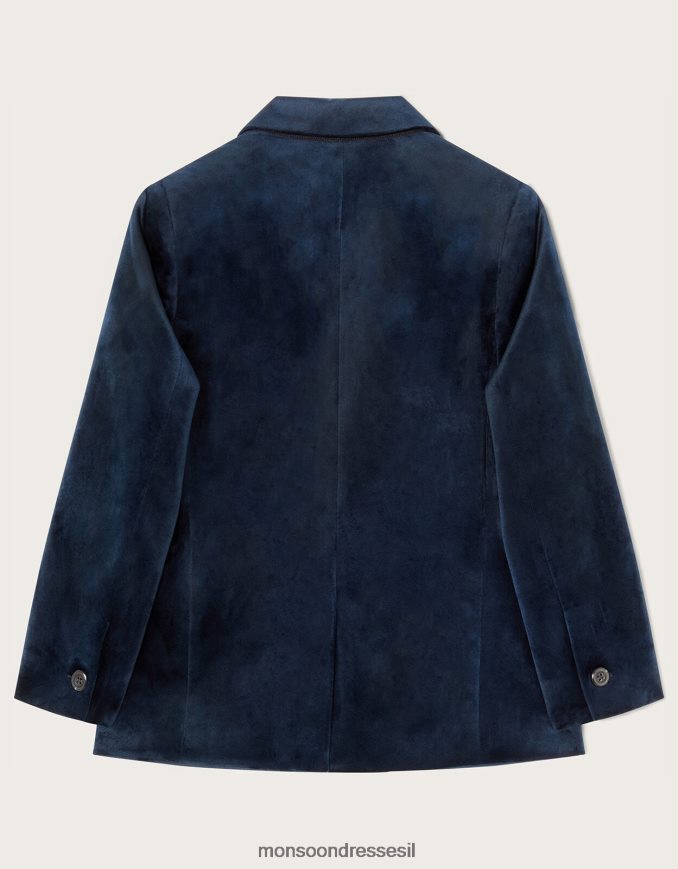 הַלבָּשָׁה Monsoon בלייזר חכם מקטיפה כחול (צי) יֶלֶד HTJ0TZ2770