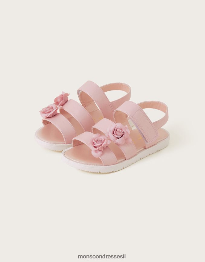 הַנעָלָה Monsoon סנדלי שימר ורדים וָרוֹד ילדה HTJ0TZ2799