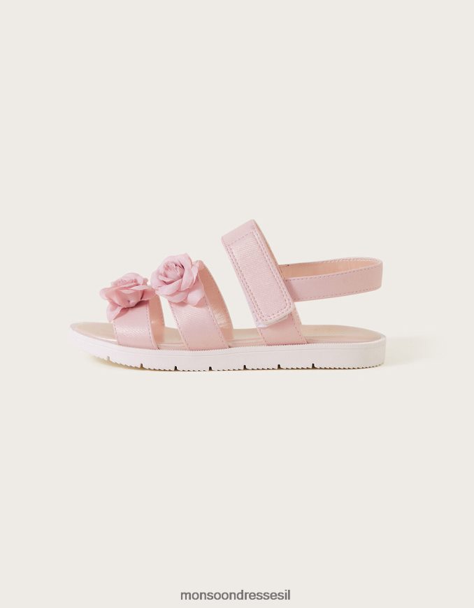 הַנעָלָה Monsoon סנדלי שימר ורדים וָרוֹד ילדה HTJ0TZ2799