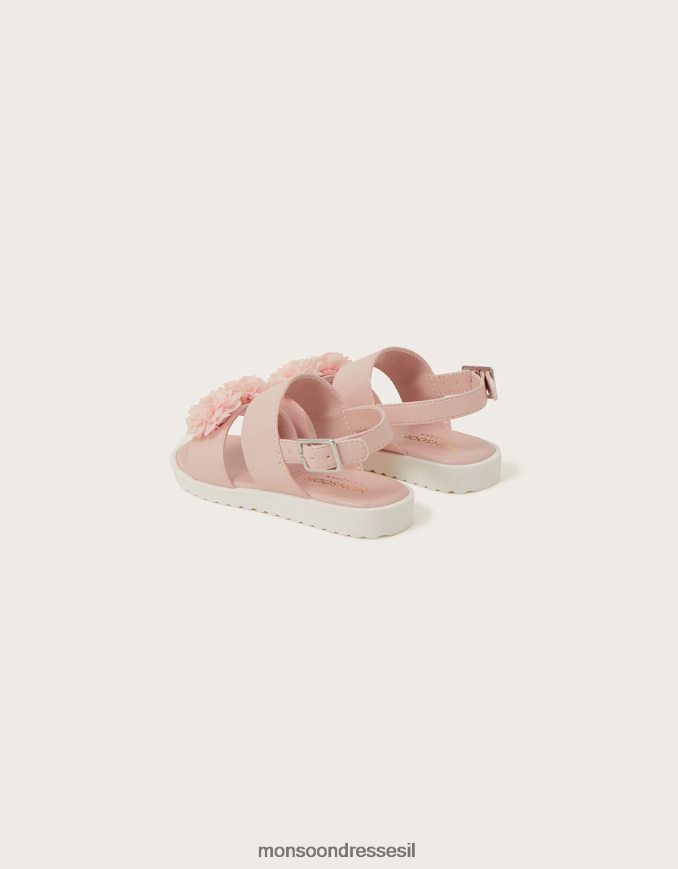 הַנעָלָה Monsoon סנדלי ורדים וָרוֹד יְלָדִים HTJ0TZ2801