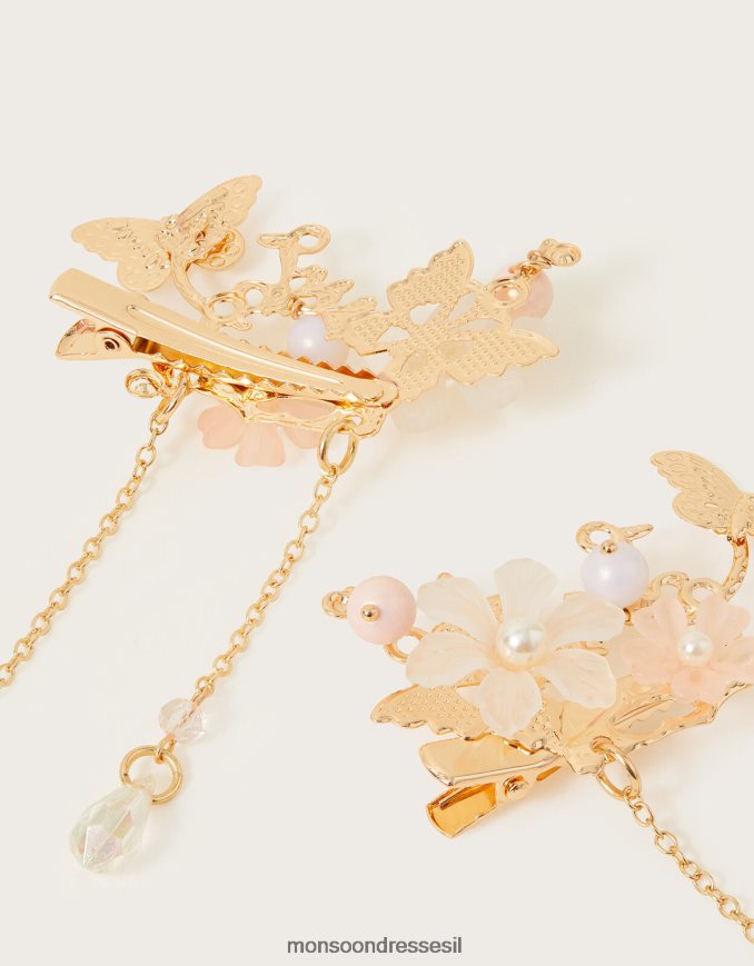 אבזר Monsoon אטבי ציצית גן יפה סט של שניים אופנה ילדה HTJ0TZ2841