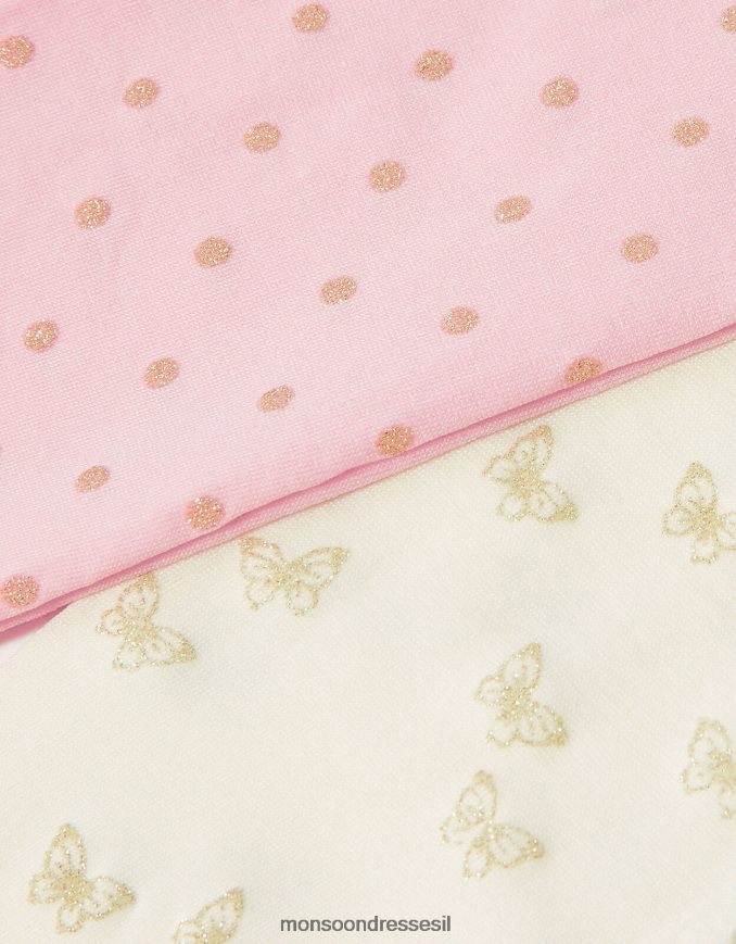 אבזר Monsoon טייץ טוויסט עם הדפס נצנצים לתינוק רַב ילדה HTJ0TZ2850