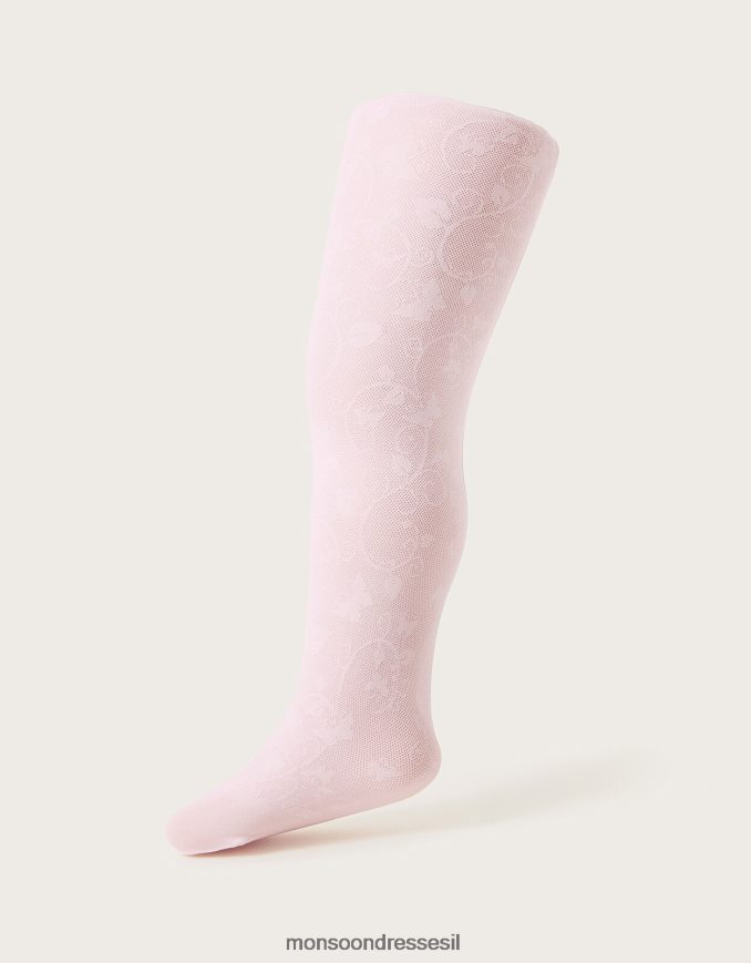 אבזר Monsoon טייץ תחרה לתינוק פרפר וָרוֹד ילדה HTJ0TZ2852