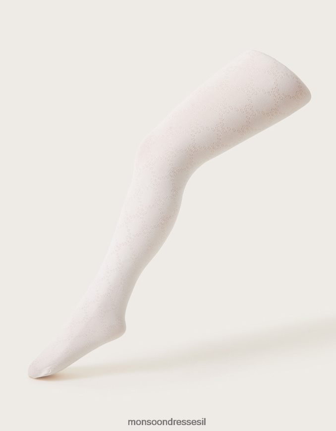 אבזר Monsoon טייץ יהלום קטיפה שֶׁנהָב ילדה HTJ0TZ2856