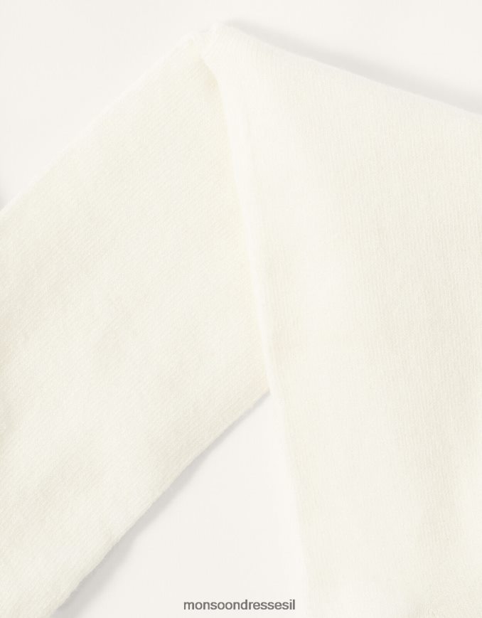 אבזר Monsoon גרביונים חלביים לתינוק שֶׁנהָב ילדה HTJ0TZ2858