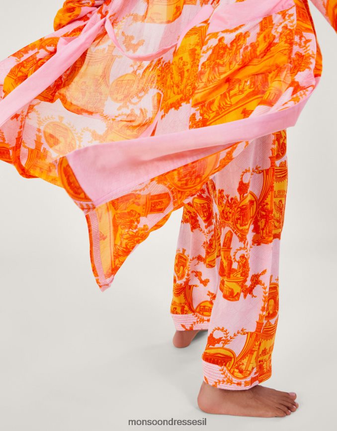 הַלבָּשָׁה Monsoon מאה כוכבים עמודים עתיקים להדפיס שמלה מְעוּדָן נשים HTJ0TZ297