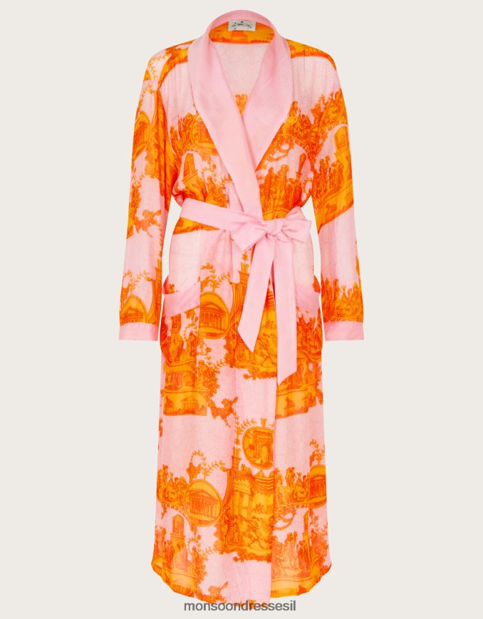 הַלבָּשָׁה Monsoon מאה כוכבים עמודים עתיקים להדפיס שמלה מְעוּדָן נשים HTJ0TZ297