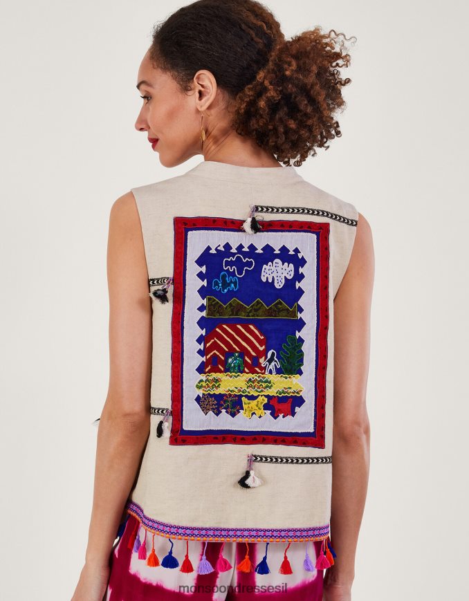 הַלבָּשָׁה Monsoon חזיית ציצית רקומה מסוגנן נשים HTJ0TZ317