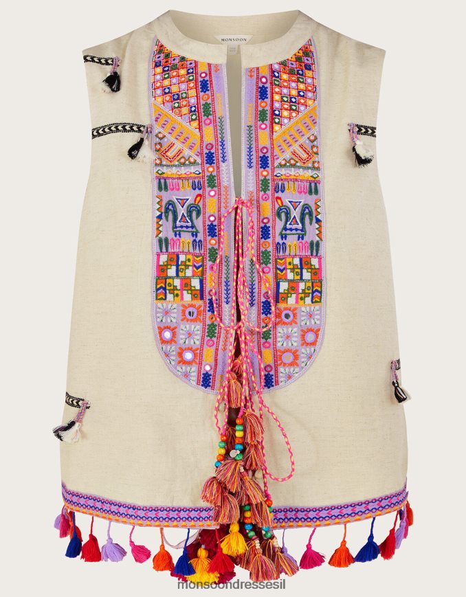 הַלבָּשָׁה Monsoon חזיית ציצית רקומה מסוגנן נשים HTJ0TZ317