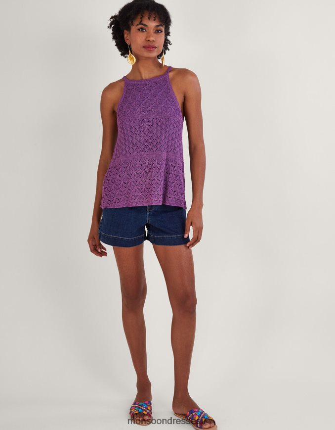 הַלבָּשָׁה Monsoon חולצת פוינטל מתכתית וָרוֹד נשים HTJ0TZ319