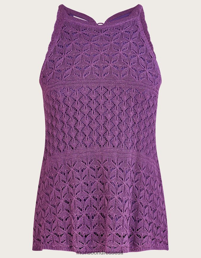 הַלבָּשָׁה Monsoon חולצת פוינטל מתכתית וָרוֹד נשים HTJ0TZ319