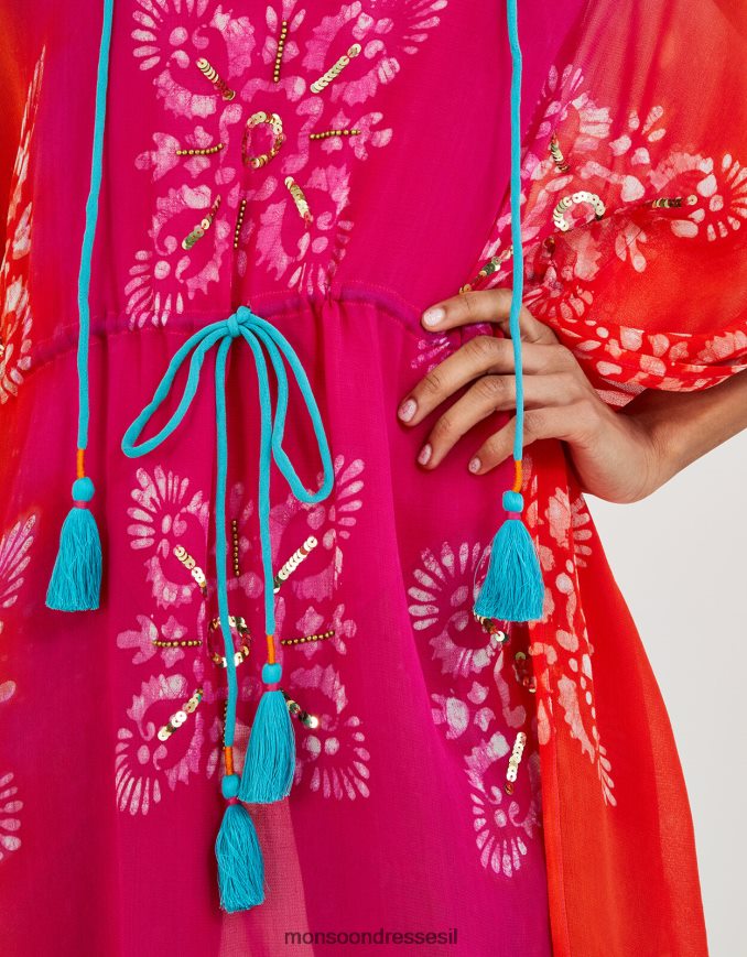 הַלבָּשָׁה Monsoon הדפס בטיק קפטן מְעוּדָן נשים HTJ0TZ349