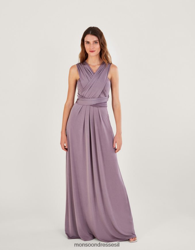 הַלבָּשָׁה Monsoon תסובב אותי לקשור לי שמלת מקסי חַרפָּן נשים HTJ0TZ387