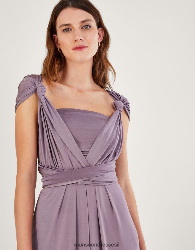 הַלבָּשָׁה Monsoon תסובב אותי לקשור לי שמלת מקסי חַרפָּן נשים HTJ0TZ387