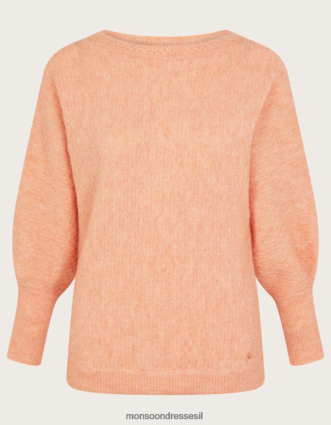 הַלבָּשָׁה Monsoon מגשר סופר רך עם פוליאסטר ממוחזר תפוז (אפרסק) נשים HTJ0TZ402