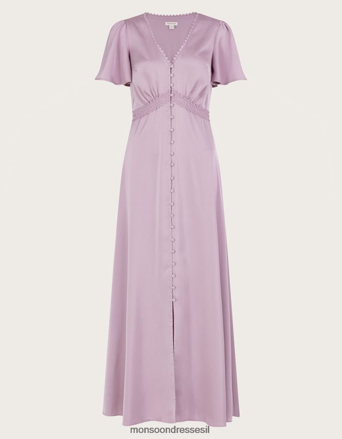 הַלבָּשָׁה Monsoon שמלת מקסי באורך קצר יותר של קיסוס חַרפָּן נשים HTJ0TZ412