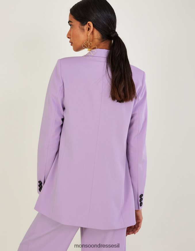 הַלבָּשָׁה Monsoon לורן בלייזר רגיל סגול (לילך) נשים HTJ0TZ442