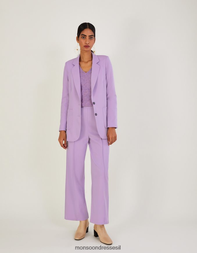 הַלבָּשָׁה Monsoon לורן בלייזר רגיל סגול (לילך) נשים HTJ0TZ442