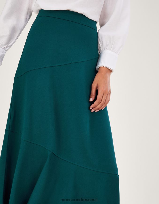 הַלבָּשָׁה Monsoon חצאית פונטה א-קו ירוק נשים HTJ0TZ44