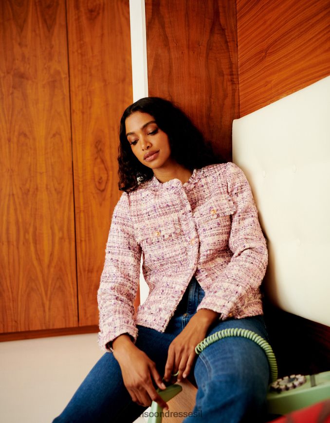 הַלבָּשָׁה Monsoon ז'קט טוויד של טוני וָרוֹד נשים HTJ0TZ456