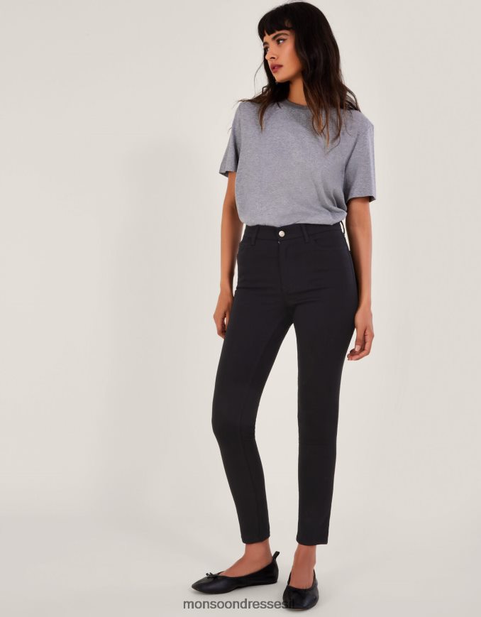 הַלבָּשָׁה Monsoon ג'ינס סקיני שָׁחוֹר נשים HTJ0TZ508