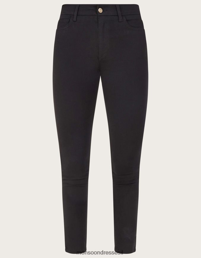 הַלבָּשָׁה Monsoon ג'ינס סקיני שָׁחוֹר נשים HTJ0TZ508