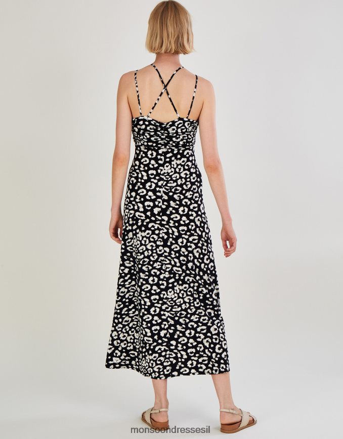הַלבָּשָׁה Monsoon שמלת מקסי עם הדפס בעלי חיים עם רצועות רַב נשים HTJ0TZ510