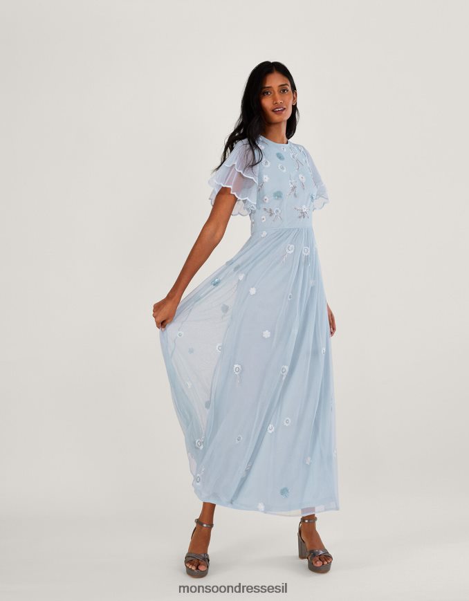 הַלבָּשָׁה Monsoon שמלת מקסי באורך קצר יותר של קתרין ענן נשים HTJ0TZ513