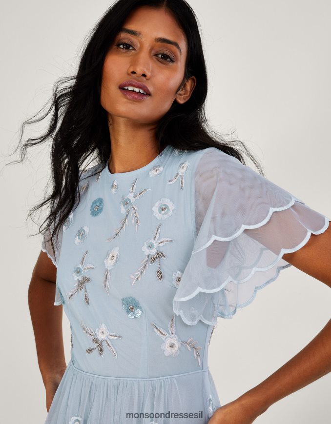 הַלבָּשָׁה Monsoon שמלת מקסי באורך קצר יותר של קתרין ענן נשים HTJ0TZ513